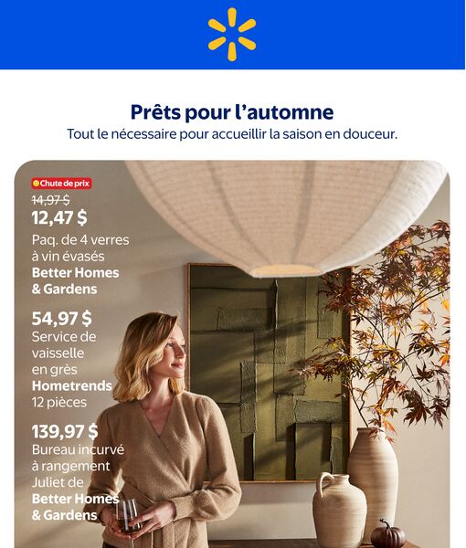 Circulaire Walmart du 10 septembre au 21 octobre 2026