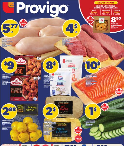 Circulaire Provigo du 24 au 30 septembre 2026