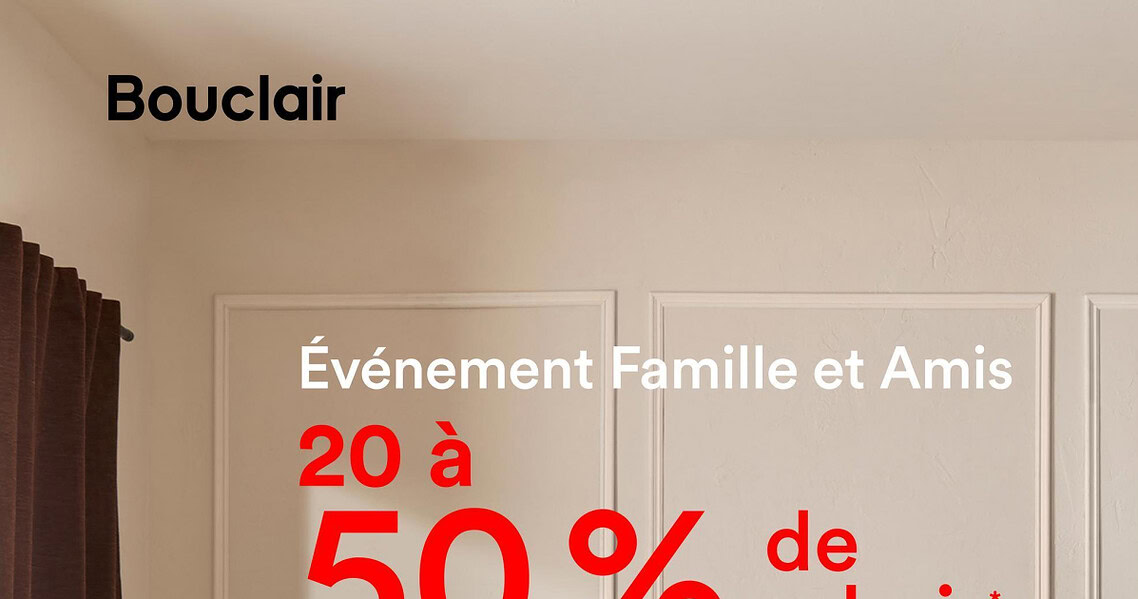 Circulaire Bouclair du 16 au 22 septembre 2026