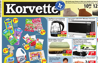 Circulaire Korvette du 17 au 30 septembre 2026