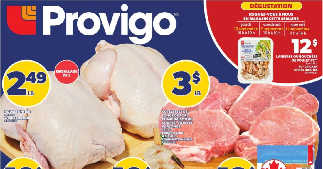 Circulaire Provigo du 10 au 16 septembre 2026