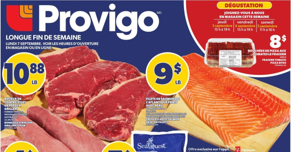 Circulaire Provigo du 3 au 9 septembre 2026