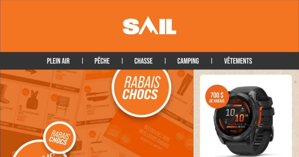 Circulaire SAIL du 9 au 20 septembre 2026