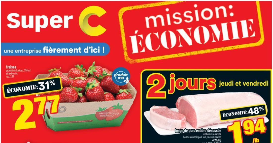 Circulaire Super C du 17 au 23 septembre 2026