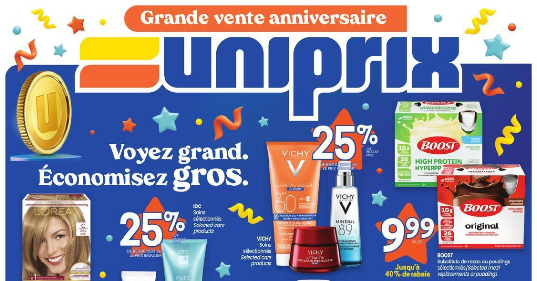 Circulaire Uniprix du 24 au 30 septembre 2026