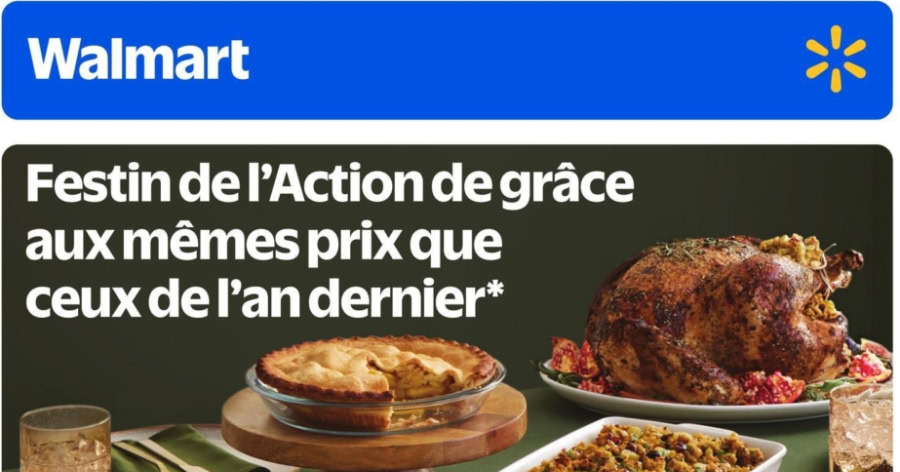 Circulaire Walmart du 1 au 7 octobre 2026