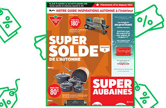 Circulaire Canadian Tire du 24 au 30 septembre 2026