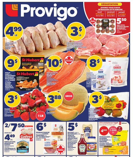 Circulaire Provigo du 15 au 21 octobre 2026