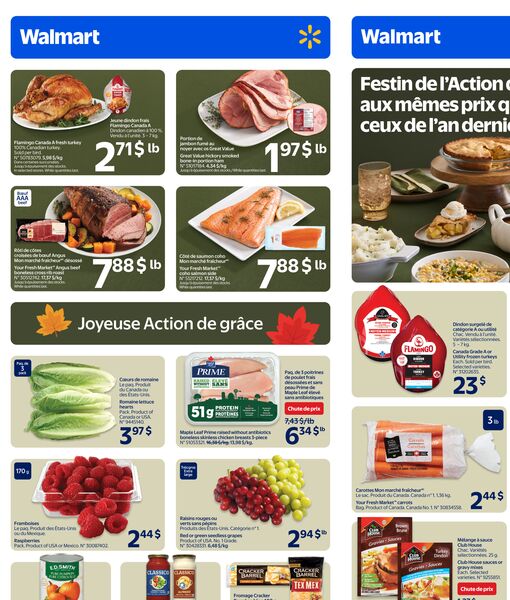 Circulaire Walmart du 8 au 14 octobre 2026