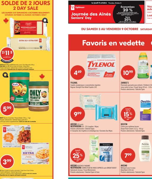 Circulaire Pharmaprix du 3 au 8 octobre 2026