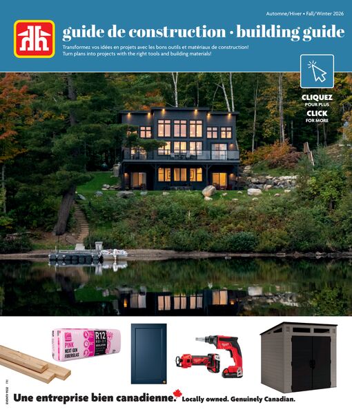 Circulaire Home Hardware du 1 octobre 2026 au 30 janvier 2027