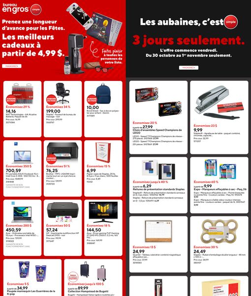 Circulaire Bureau en Gros du 30 octobre au 5 novembre 2026