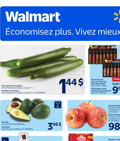 Circulaire Walmart du 15 octobre au 11 novembre 2026