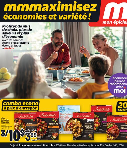 Circulaire Metro du 8 au 14 octobre 2026