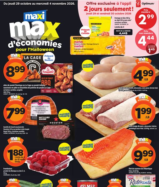 Circulaire Maxi du 29 octobre au 4 novembre 2026