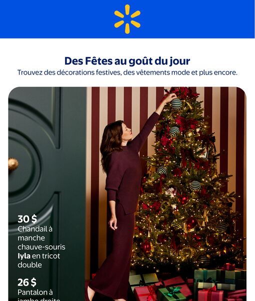 Circulaire Walmart du 29 octobre au 25 novembre 2026