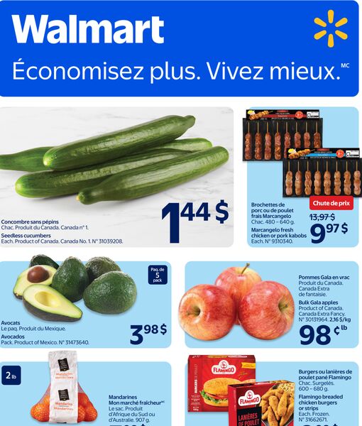 Circulaire Walmart du 15 au 21 octobre 2026