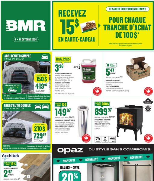 Circulaire BMR Le Groupe du 8 au 14 octobre 2026