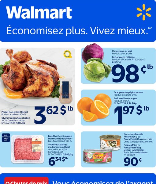 Circulaire Walmart du 29 octobre au 4 novembre 2026
