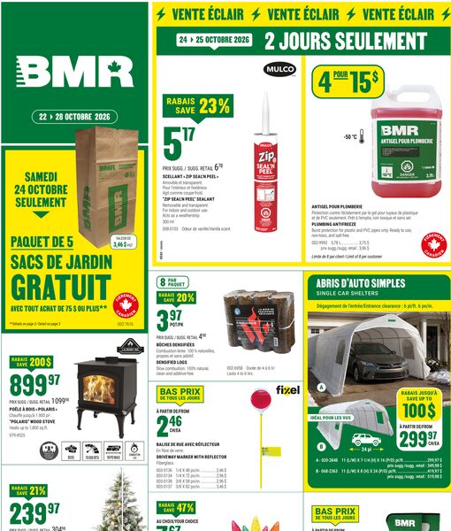 Circulaire BMR Le Groupe du 22 au 28 octobre 2026