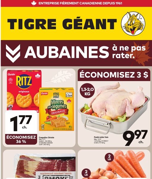 Circulaire Tigre Géant du 7 au 13 octobre 2026