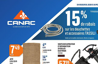 Circulaire Canac du 15 au 21 octobre 2026