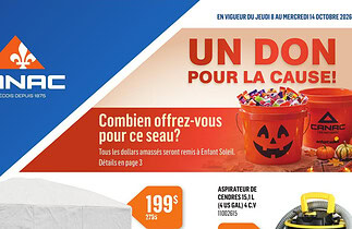 Circulaire Canac du 8 au 14 octobre 2026