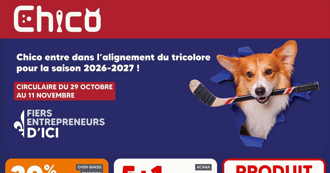 Circulaire Chico du 29 octobre au 11 novembre 2026
