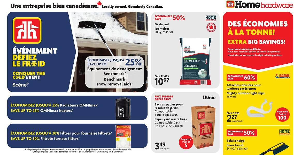 Circulaire Home Hardware du 22 octobre au 4 novembre 2026