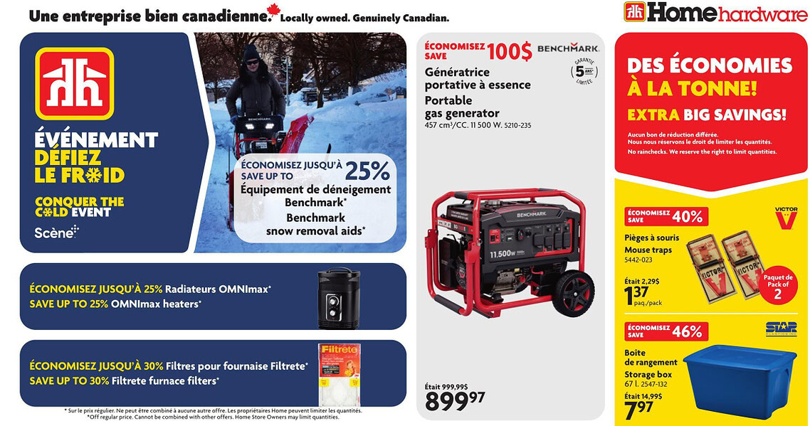 Circulaire Home Hardware du 8 au 21 octobre 2026