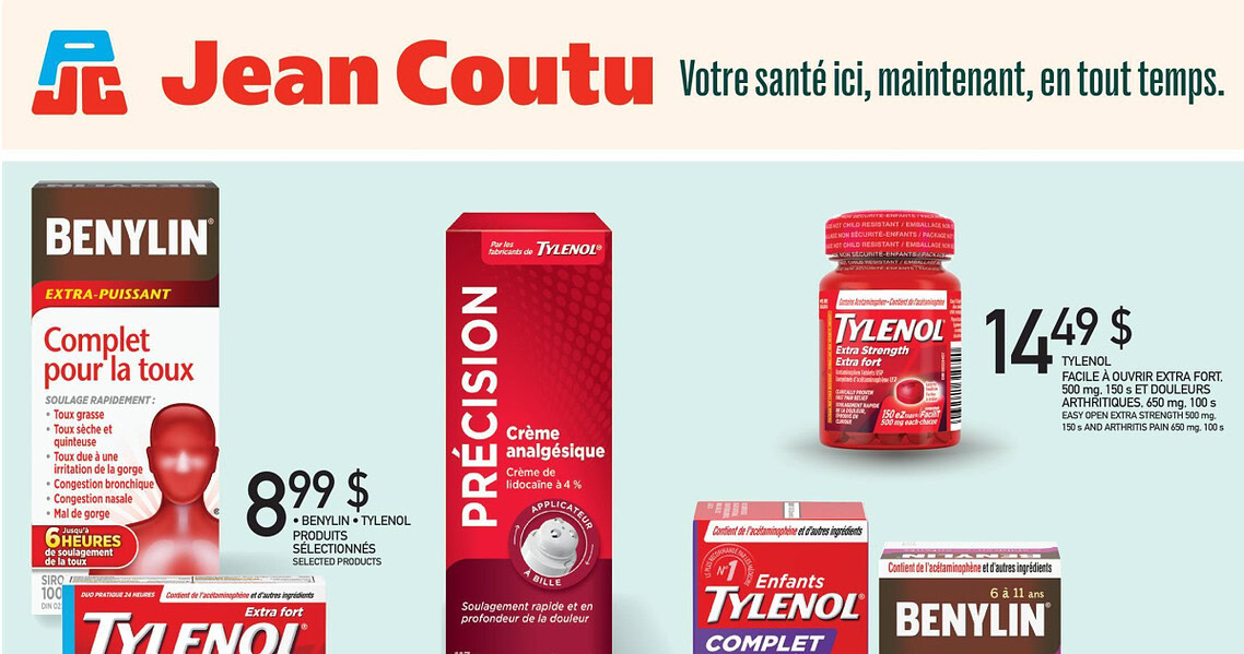Circulaire Jean Coutu du 8 au 14 octobre 2026