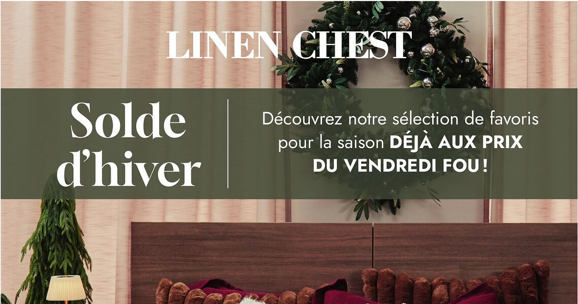 Circulaire Linen Chest du 23 octobre au 10 novembre 2026
