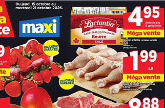 Circulaire Maxi du 15 au 21 octobre 2026