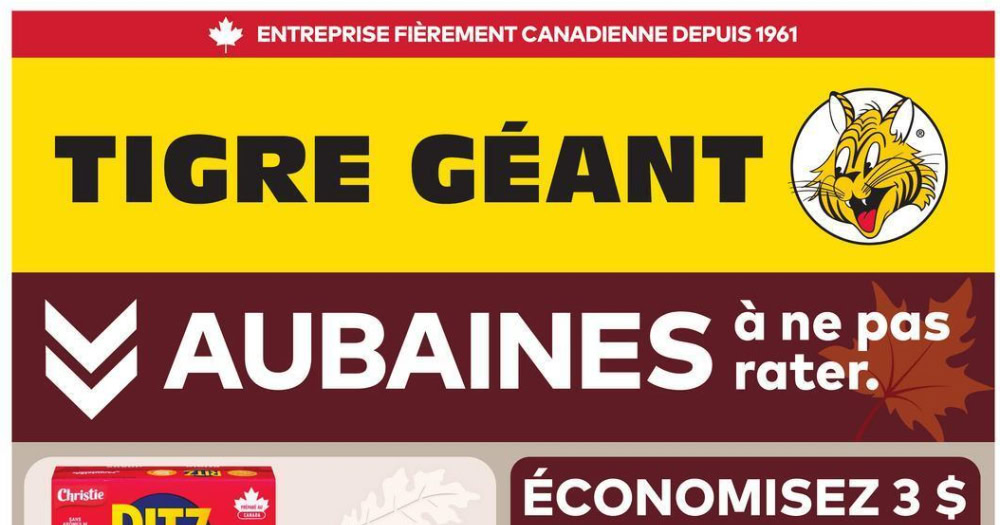 Circulaire Tigre Géant du 7 au 13 octobre 2026