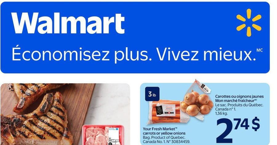Circulaire Walmart du 22 au 28 octobre 2026