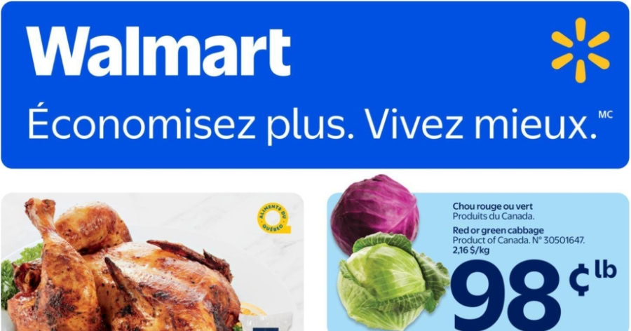Circulaire Walmart du 29 octobre au 4 novembre 2026