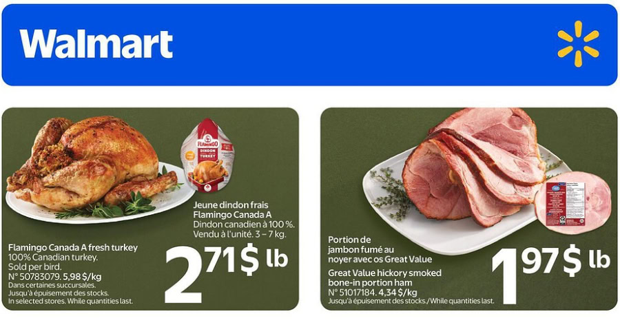 Circulaire Walmart du 8 au 14 octobre 2026