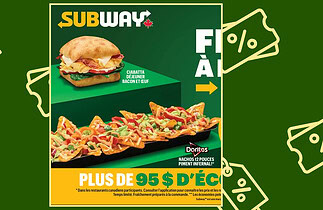 Circulaire Subway du 31 août au 11 octobre 2026